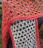 Handmade Crocheted Scarf, Ombre yarn - Image 1
