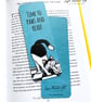 Happy Stretching Cat Bookmark, 52mm x 148mm - Image 1