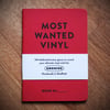 Single A6 ‘Most Wanted VInyl’ pocket log book with typographic design cover