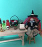 Rainbow Halloween Witch Doll Decoration  - Image 2