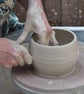Hot chocolate soup mug bowl wheelthrown stoneware pottery ceramic hand thrown  - Image 5