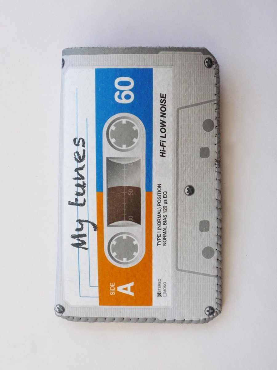 Grey Cassette Tape iPhone Case