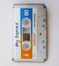 Grey Cassette Tape iPhone Case - Image 3