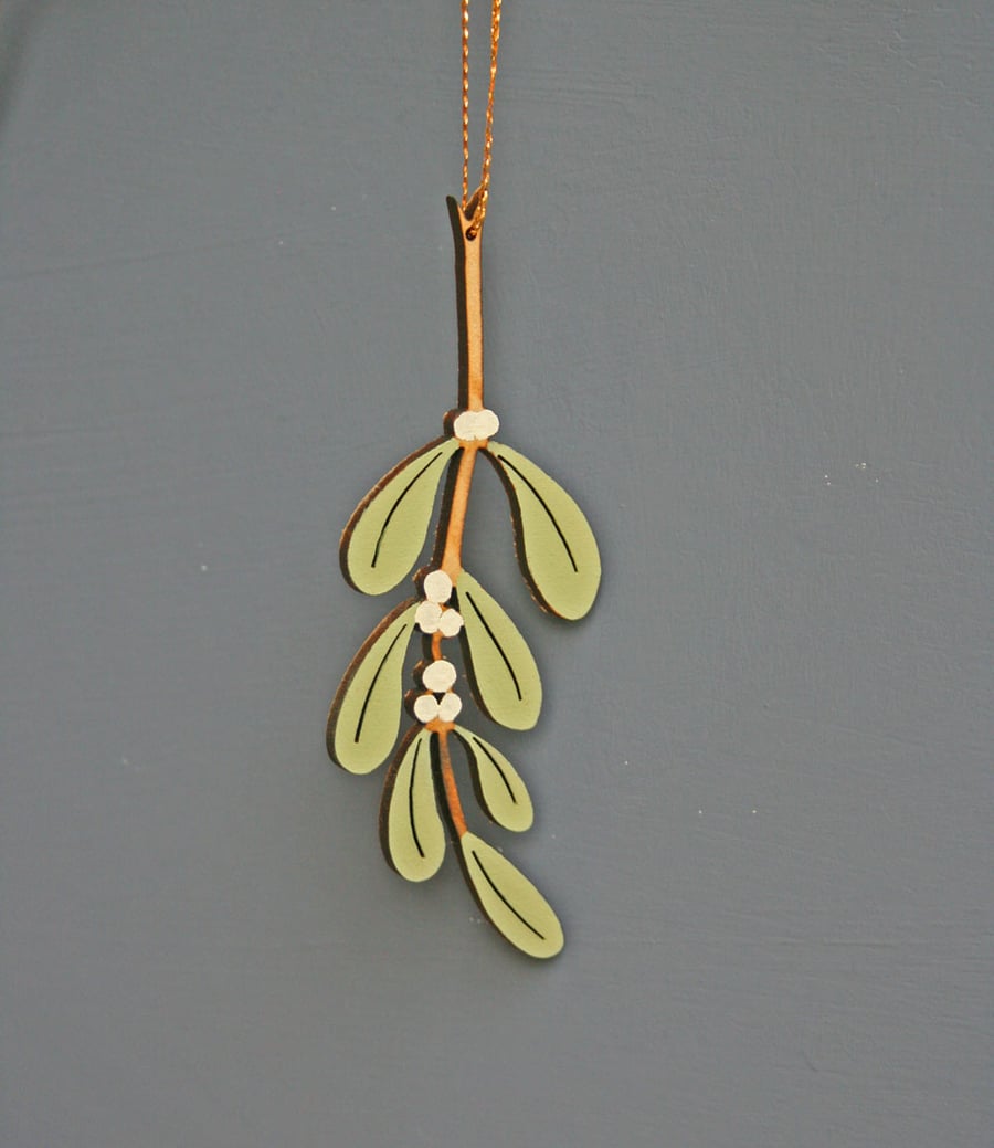 Mistletoe hanging