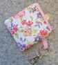 Mini Coin Purse, Mini Zip Purse, Keyring Coin Purse