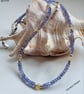 Designer AA Tanzanite & Ethiopian Wello Opal Sterling Silver Necklace - Image 5