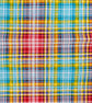 Rainbow checked Fabric