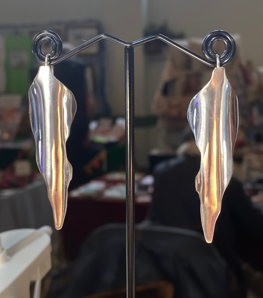 Individually Designed and Handmade Sterling Silver Earrings