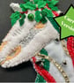 Mari Lwyd - Obby Oss Felt Hanging Decoration - Folklore - Left Facing - Image 7