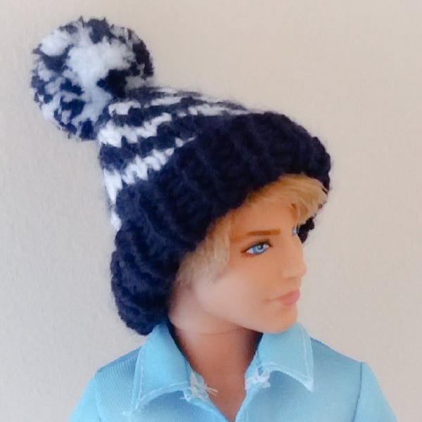 KNITTING PATTERN PDF Winter Beanies for Doll