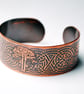 Celtic copper Tree Cuff Bracelet - Image 1