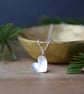 Silver Heart Pendant Necklace  - Image 3
