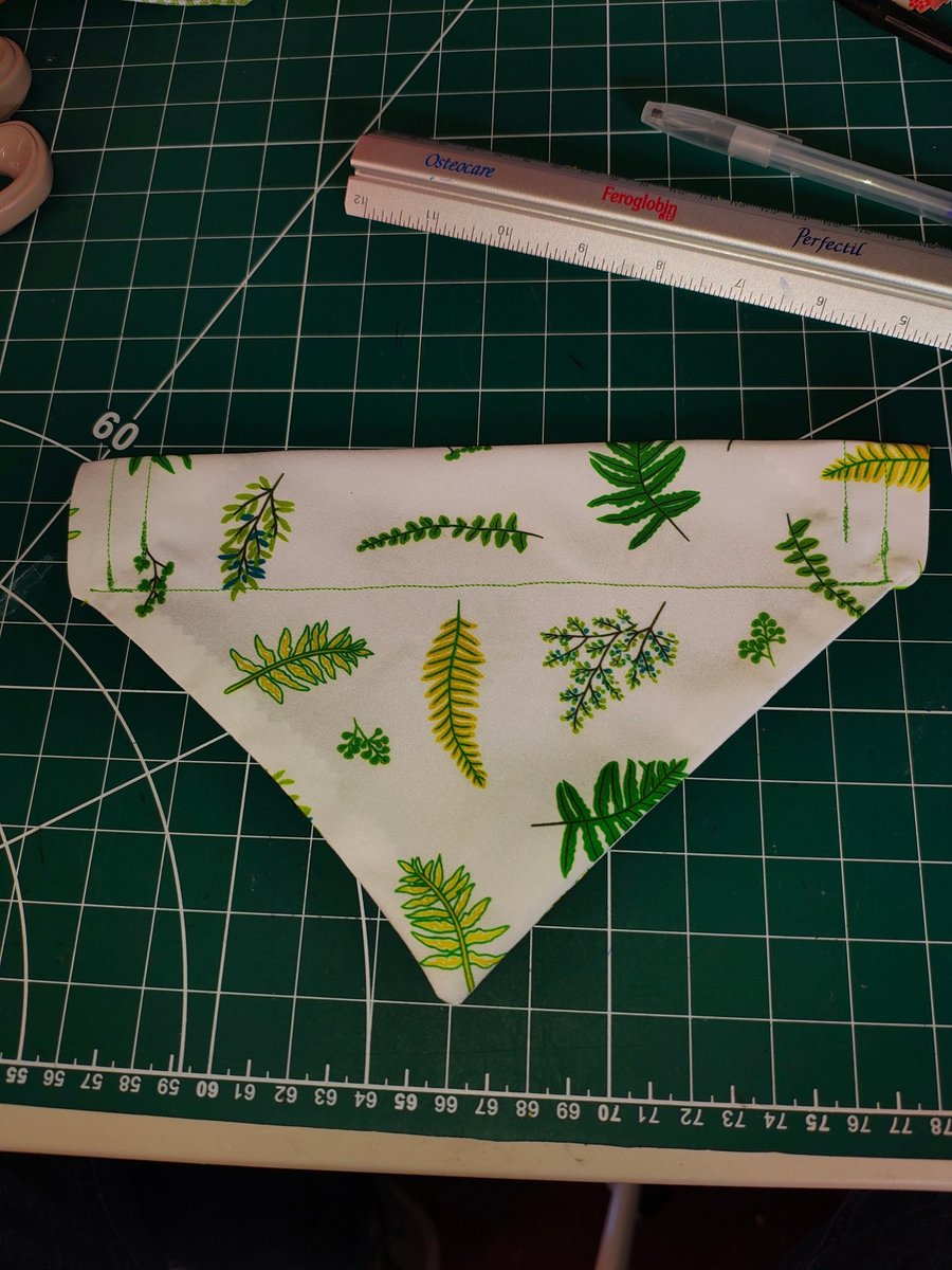 Bright handmade dog bandana 