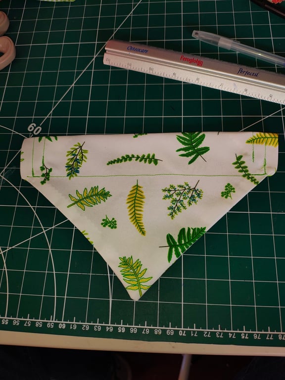 Bright handmade dog bandana 