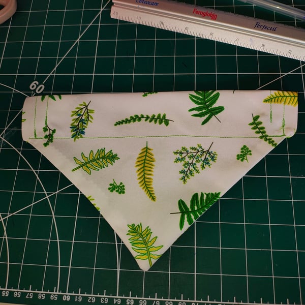 Bright handmade dog bandana 