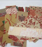 Mixed Small Sanderson Designs Red Brown Wallpaper Craft Pack - Image 6