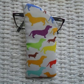 Sausage Dog Dachshund Glasses Case. 