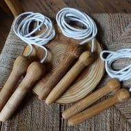 Traditional Skipping Rope - Hand Made On A Pole Lathe