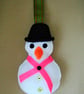 Festive Hanging Snowman Decoration - Image 6