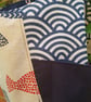 Nautical tote; with side pockets and coordinating fabrics - Image 5