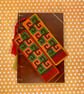 Set of 2 Handmade Celtic Design Inspired Cross Stitch Bookmark Book Lover Gift - Image 4