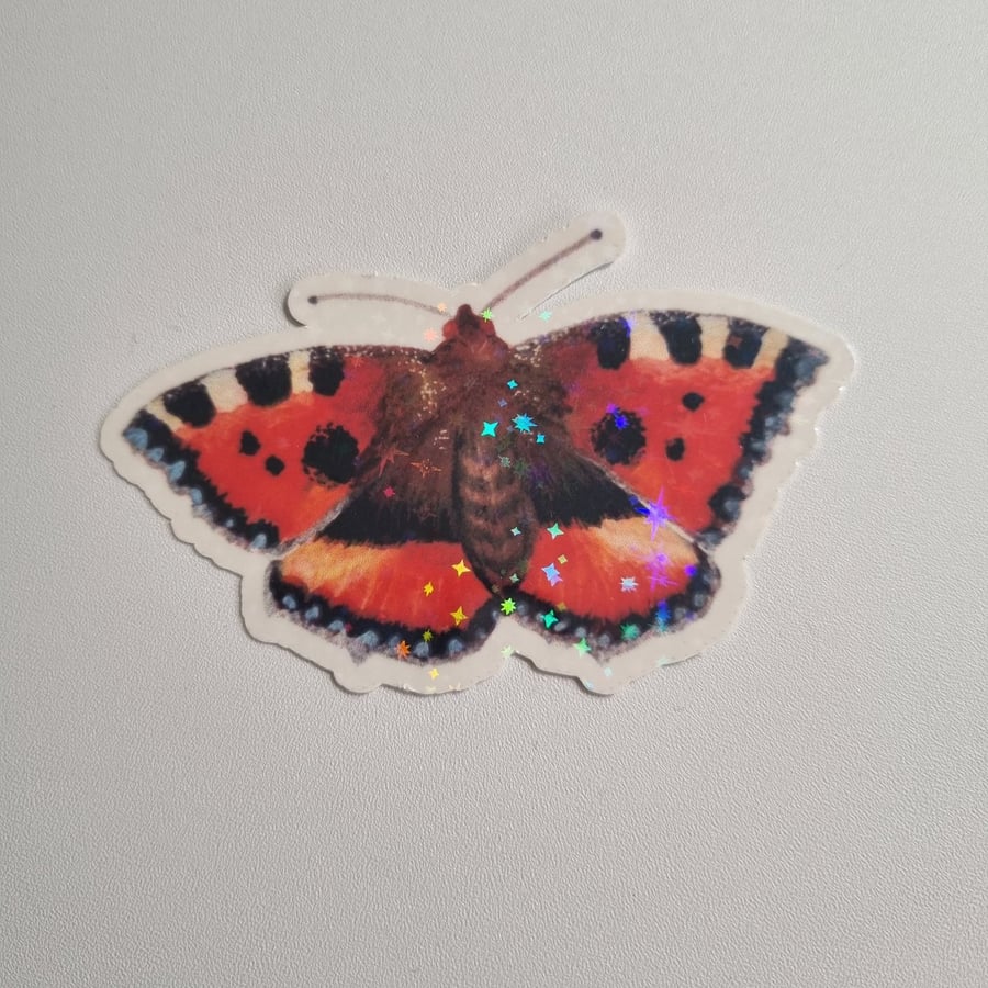 Handmade Watercolour Butterfly Vinyl Decal Stickers