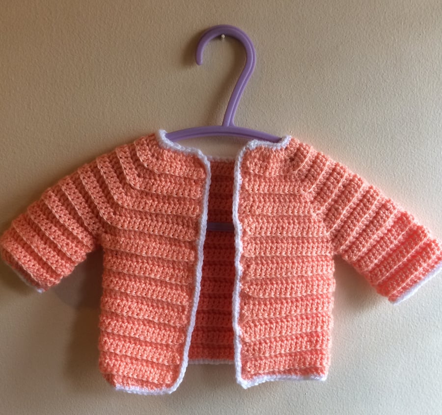 Baby Cardigan  and booties 
