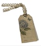 Set of Six Vintage Botanical Gift Tags. Handmade Layered Parchment Gift Tags - Image 7
