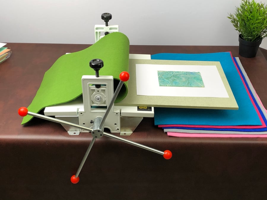 Relief Etching Press for Linocut Folksy