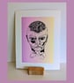 Fractured i - pastel mini print - Image 6