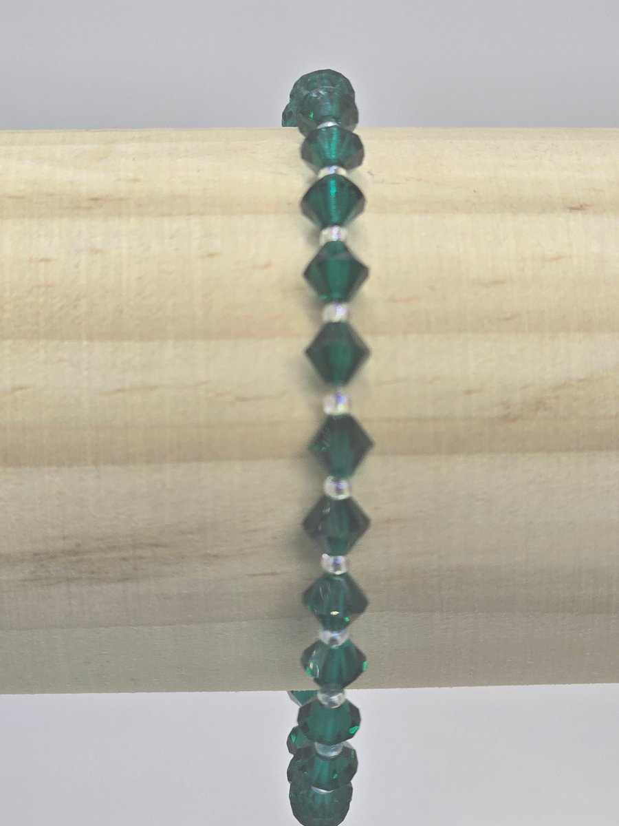 Preciosa Crystal Bracelet - Emerald