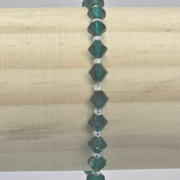 Preciosa Crystal Bracelet - Emerald