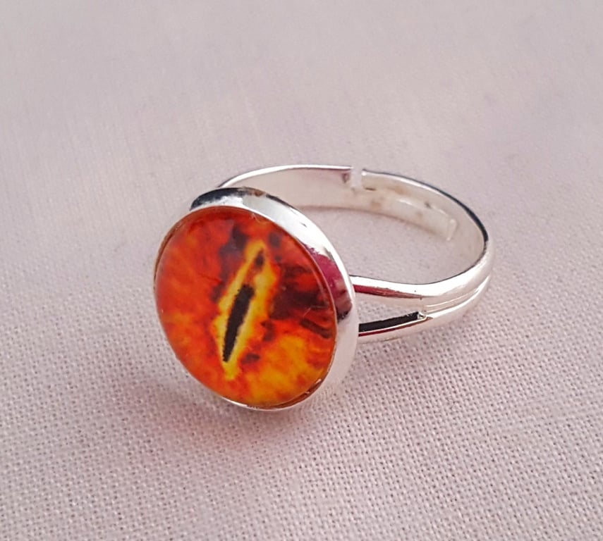 Orange Dragon's Eye ring