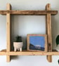 Rustic Square Shelf Hashtag Shelf Reclaimed Wood THE HASHTAG - Image 3
