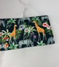Elephant card case, Giraffe travel pass holder, 2 options, Handmade - Image 5