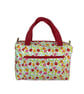 Large wash bag in Liberty cotton, floral toiletries bag with handles and pocket.