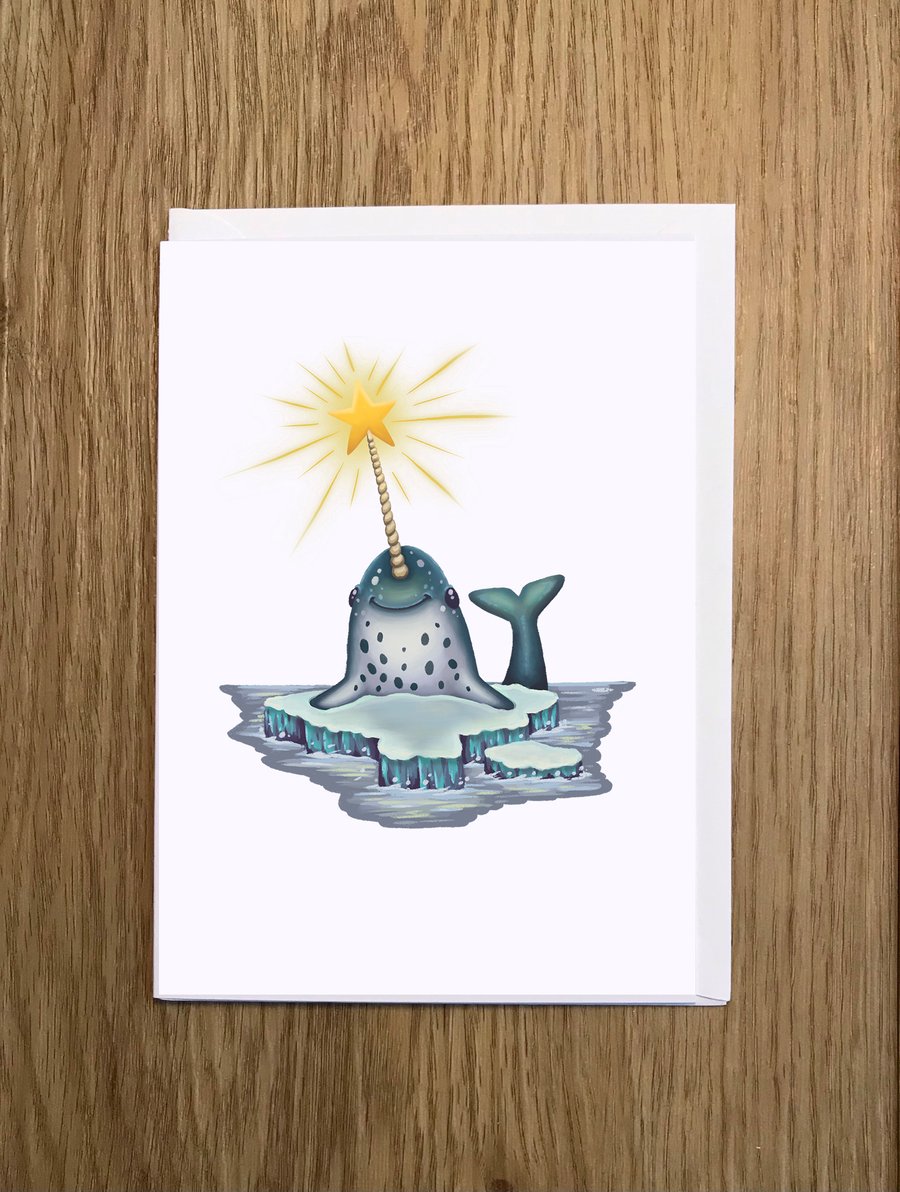 Narwhal Greeting Card