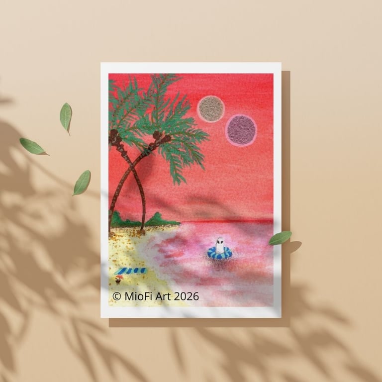 Out of office, Mixed-Media Print