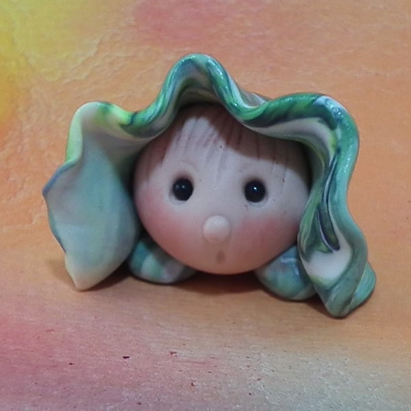 Original Squat Gnome 'Erik' 1" OOAK Sculpt Ann Galvin