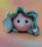 Original Squat Gnome 'Erik' 1" OOAK Sculpt Ann Galvin