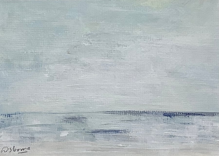 Morning light - original acrylic seascape  painting