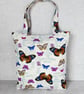 Tote bag, shopping bag, butterflies - Image 8