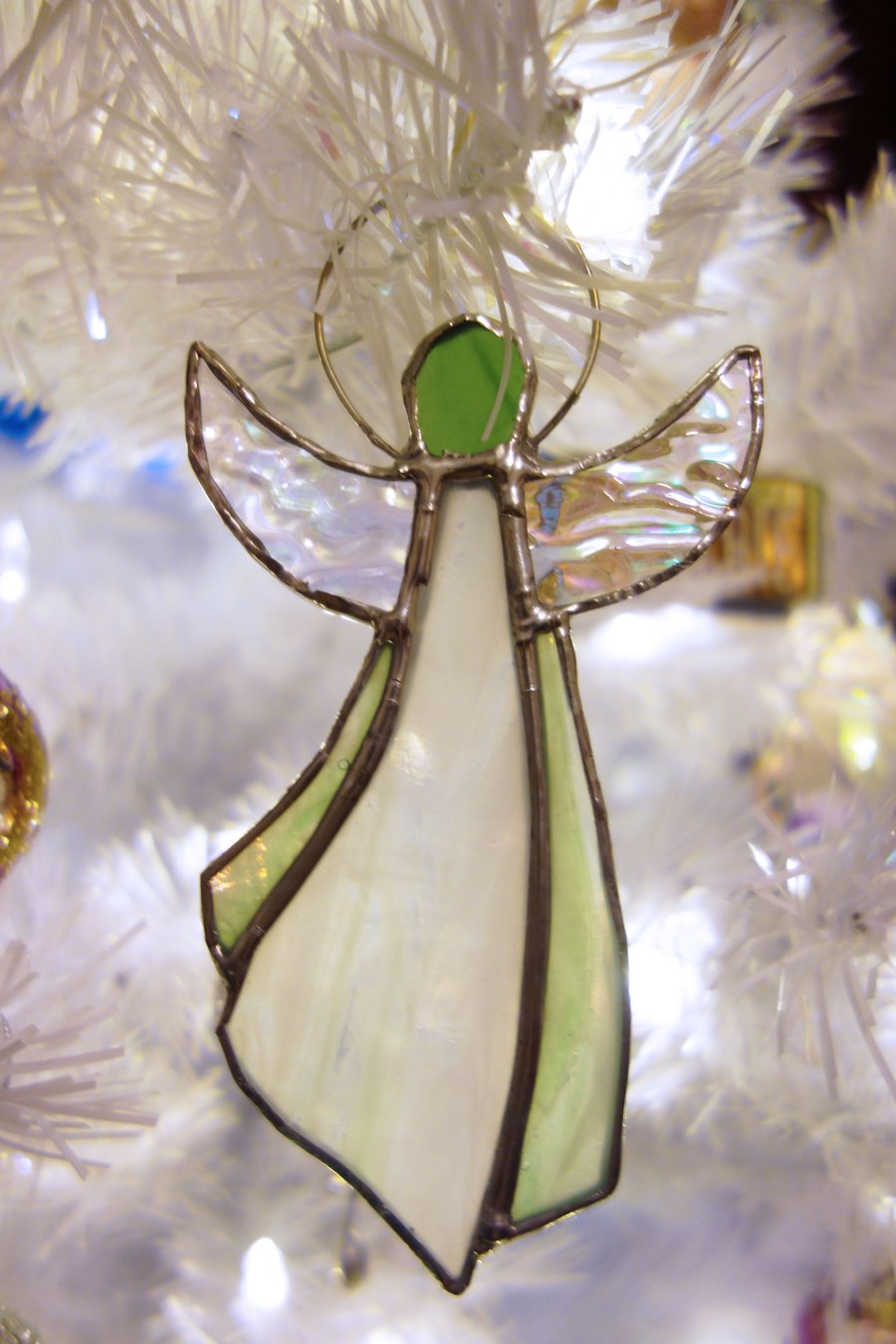 Archangel Raphael  Stained Glass Suncatcher Gift Tree Ornament Healing