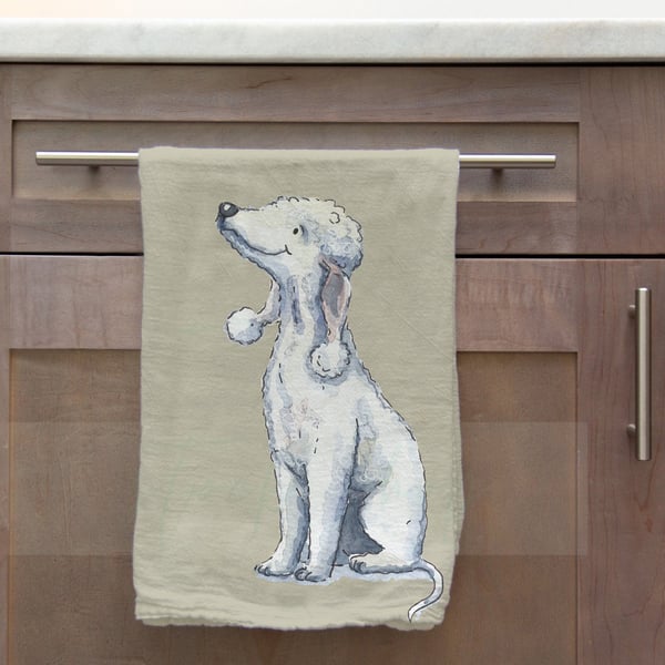 Bedlington Terrier Tea Towel