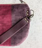 Clutch or Pouch Bag - Chenille Large Pouch Bag with Detachable Leather Strap - Image 5