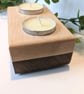 Ash and Mahogany double tea light holder  - Image 2