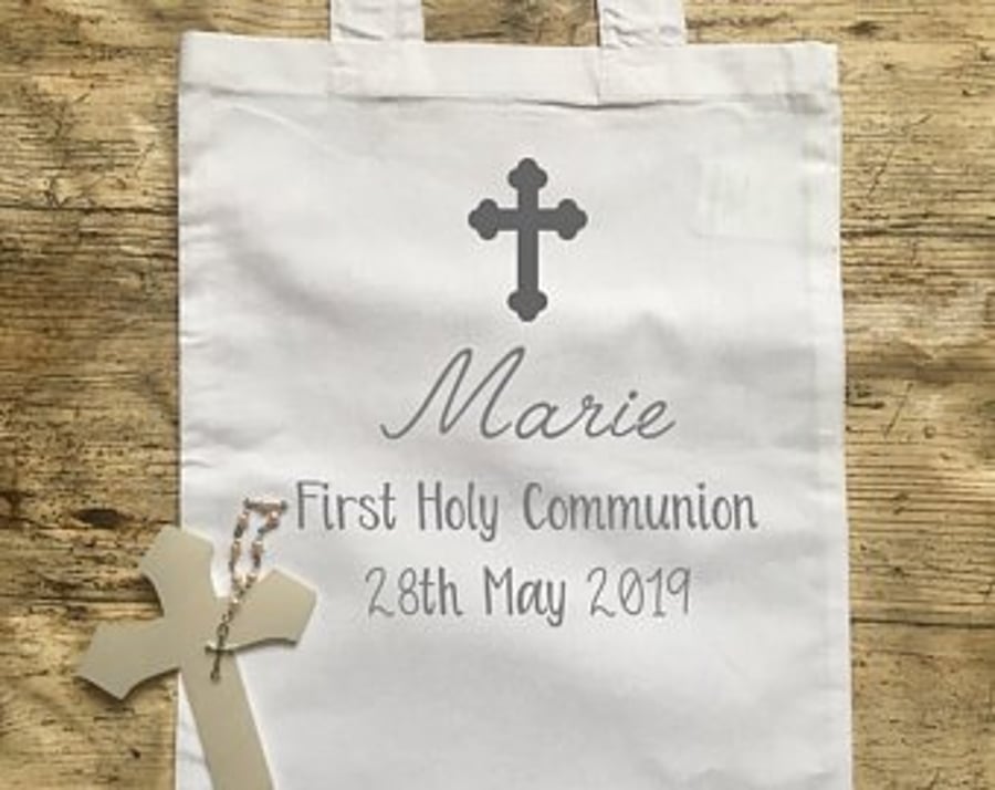 First Holy Communion cotton gift bag