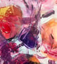 Abstract Original Painting on Canvas, with Gold Details, 30x40cm  - Image 2