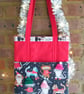Quilted Christmas Cats shoulder bag - Image 1