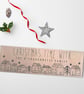 Personalised Christmas Houses Wood Sign - 4 colours - Image 4